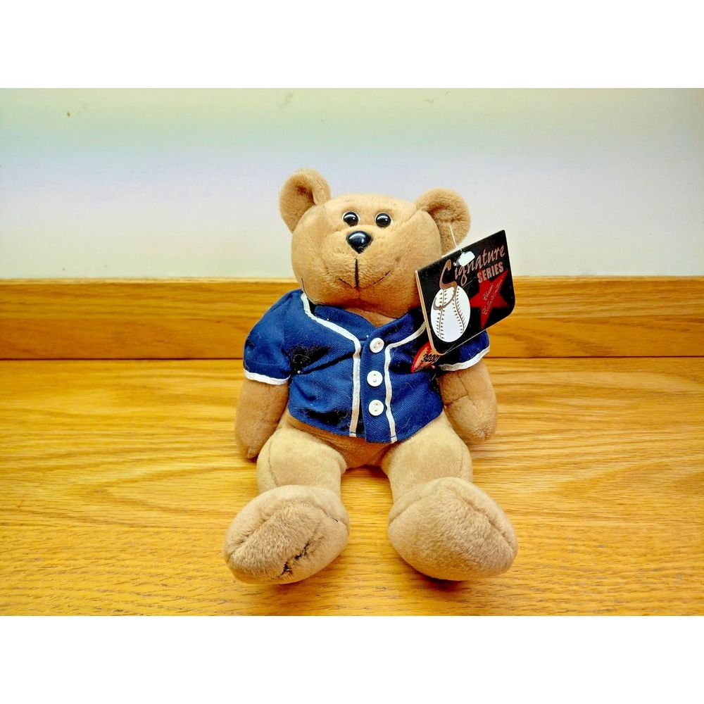 Classic Collecticritters Signature Series Teddy Bear with Blue Shirt – New Tag
